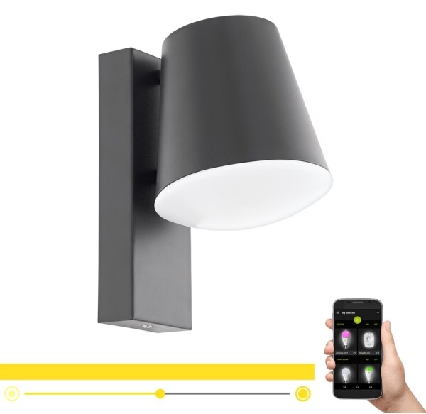 Eglo 97482 - LED Stmívatelné venkovní svítidlo CALDIERO-C 1xE27/9W/230V IP44
