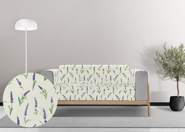 Ervi Gobelínový přehoz na sedačku/postel - Levandulová elegance