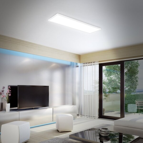 Briloner 7404-016 - LED RGBW Stm. přisazený panel LED/22W/230V 4000K + DO