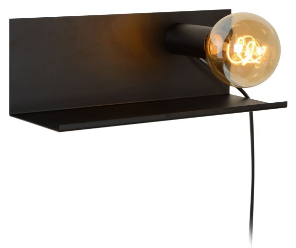 Lucide 06218/01/30 - Nástěnné svítidlo SEBO 1xE27/40W/230V černá