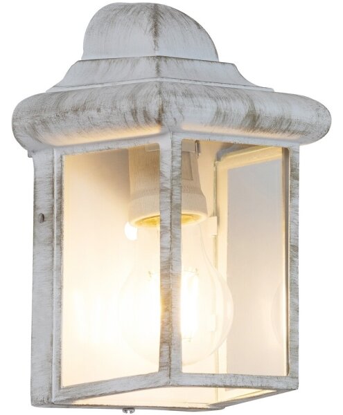 Rabalux 8753 - Venkovní nástěnné svítidlo NORVICH 1xE27/60W/230V IP43 bílá