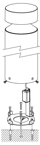 Eglo 97632 - LED Venkovní lampa MELZO LED/11W/230V černá 450 mm IP65