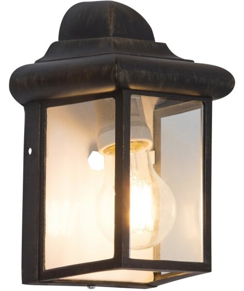 Rabalux 8754 - Venkovní nástěnné svítidlo NORVICH 1xE27/60W/230V IP43 zlatá