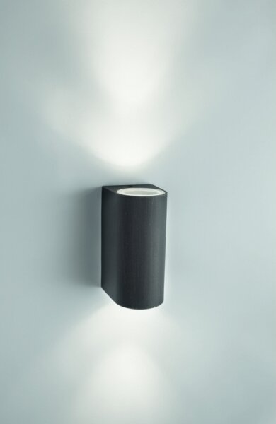 Philips 17102/86/PN - Venkovní nástěnné svítidlo NIGHTINGALE 2xGU10/35W/230V IP44