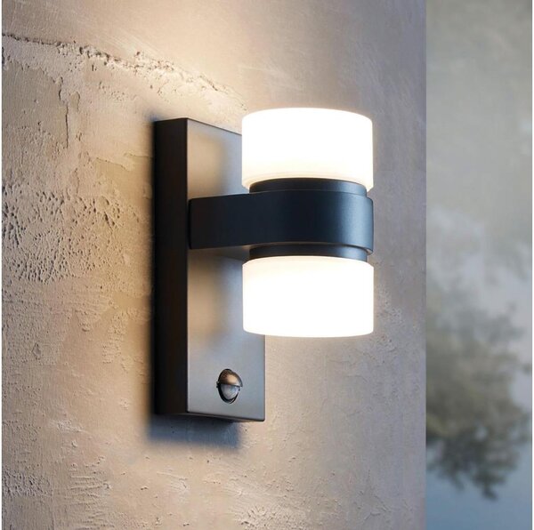 Eglo 96276 - LED Venkovní nástěnné svítidlo s čidlem ATOLLARI 2xLED/6W IP44