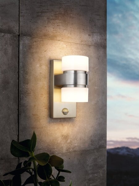 Eglo 96277 - LED Venkovní nástěnné svítidlo s čidlem ATOLLARI 2xLED/6W IP44