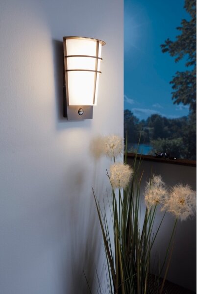 Eglo 96017-LED Venkovní nástěnné svítidlo se senzorem BREGANZO 1 2xLED/2,5W IP44