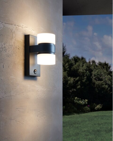 Eglo 96276 - LED Venkovní nástěnné svítidlo s čidlem ATOLLARI 2xLED/6W IP44