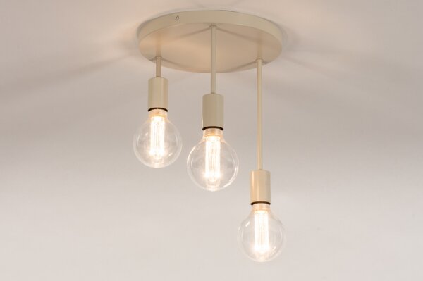 Stropní béžové svítidlo do kuchyně Flexform Bulb Accapulco Sand (LMD)