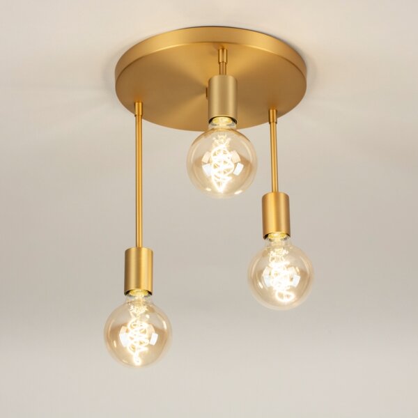 Stropní moderní svítidlo do obýváku Flexform Bulb Accapulco Gold (LMD)
