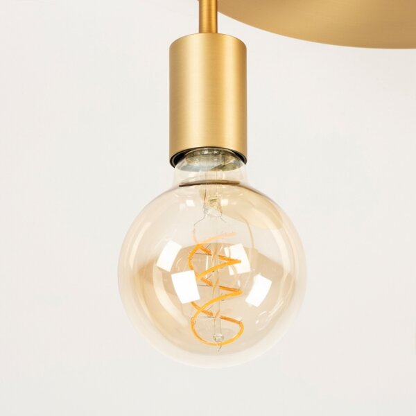 Stropní moderní svítidlo do obýváku Flexform Bulb Accapulco Gold (LMD)