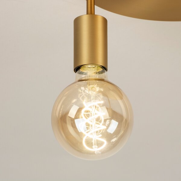 Stropní moderní svítidlo do obýváku Flexform Bulb Accapulco Gold (LMD)