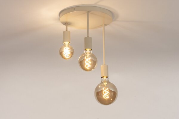 Stropní béžové svítidlo do kuchyně Flexform Bulb Accapulco Sand (LMD)