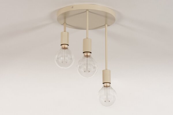 Stropní béžové svítidlo do kuchyně Flexform Bulb Accapulco Sand (LMD)