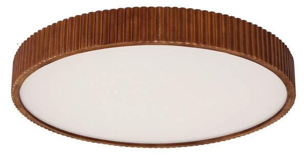 Stropní Lampa Lindby, Velua, stmívatelné, Dřevo, Obývací pokoj, Dřevo, Moderní