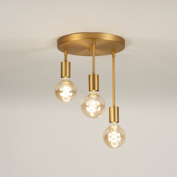 Stropní moderní svítidlo do obýváku Flexform Bulb Accapulco Gold (LMD)