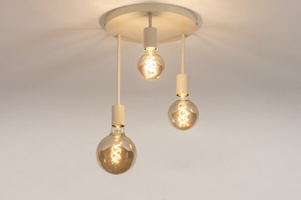 Stropní béžové svítidlo do kuchyně Flexform Bulb Accapulco Sand (LMD)