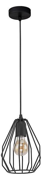 Lustr na lanku BRYLANT BLACK 1xE27/60W/230V