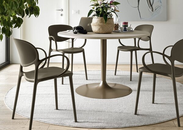 Connubia Kulatý koberec Vully, Ø240 cm, CB7277-C Barva: Grey (šedá), Rozměr: Ø240 cm