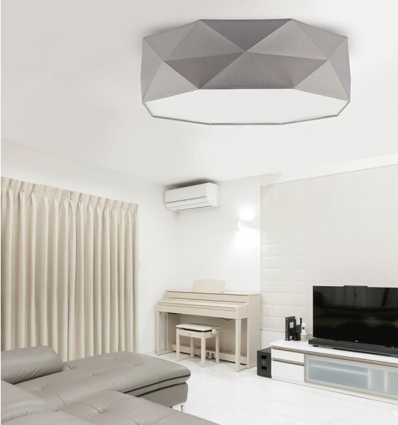 Stropní svítidlo KANTOOR 4xE27/60W/230V šedá