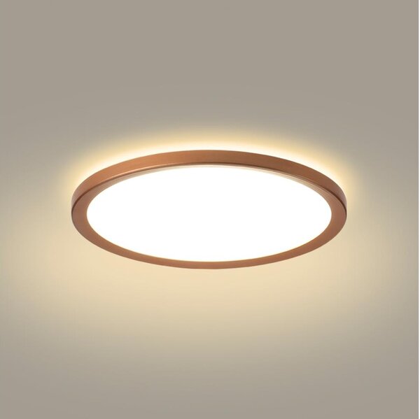 Brilagi - LED Koup. str. svít. ULTRA SLIM LED/12W/230V pr.22,5 cm rose gold IP54