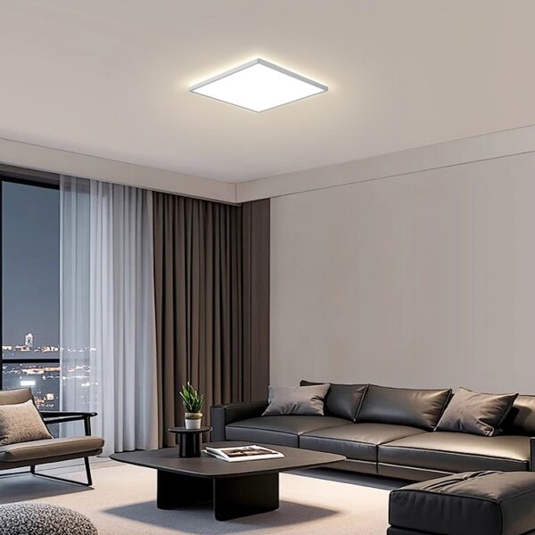 Brilagi - LED Koup. str. svít. ULTRA SLIM LED/24W/230V 42x42 cm stříbrná IP54