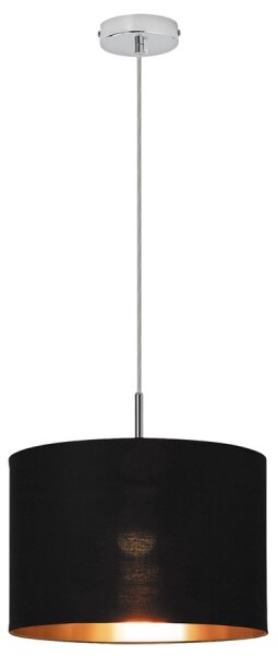 Rabalux 2526 - Lustr na lanku MONICA 1xE27/60W/230V černá