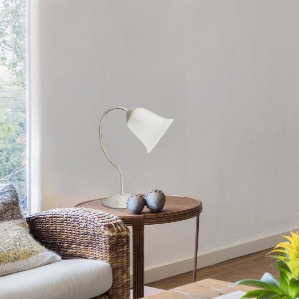 Rabalux 7260 - Stolní lampa FABIOLA 1xE27/40W/230V bílá