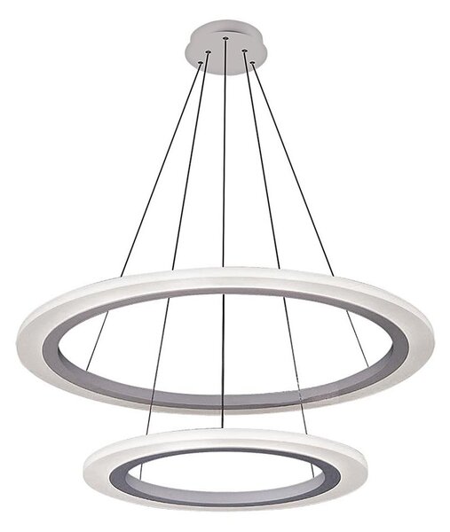 Rabalux 2429 - LED Lustr ADRIENNE LED/62W/230V stříbrná
