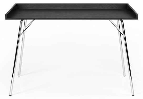 Černý psací stůl Woodman Rayburn, 115 x 52 cm