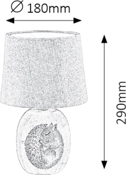 Rabalux 4605 - Dětská stolní lampa DORKA 1xE14/40W/230V