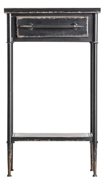 Noční stolek lanala 70 x 36 cm černý