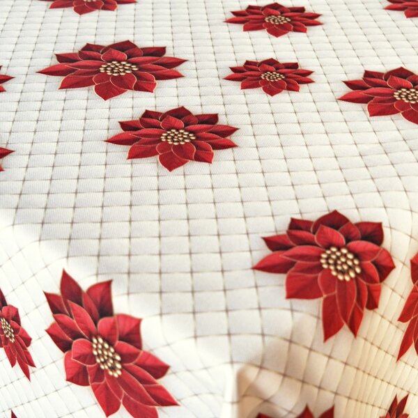 Vánoční ubrusy a běhouny SOFT 70x70 Obšitý okraj 1 cm