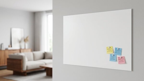 Matná magnetická skleněná tabule 150×100 cm, TSO150x100P4