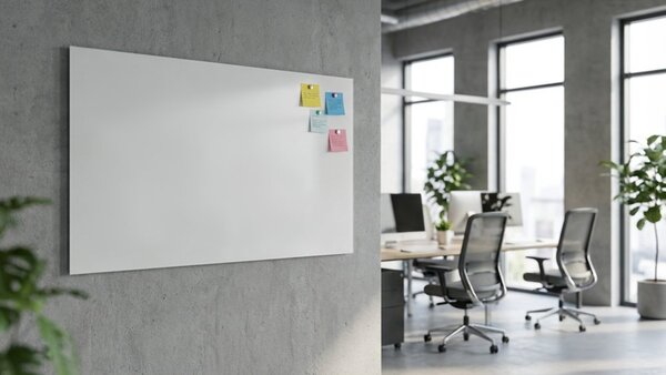 Matná magnetická skleněná tabule 140×80 cm, TSO140x80P4