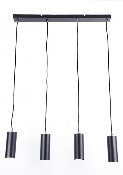 Globo 57911-4HB - Lustr na lanku ROBBY 4xGU10/35W/230V černá