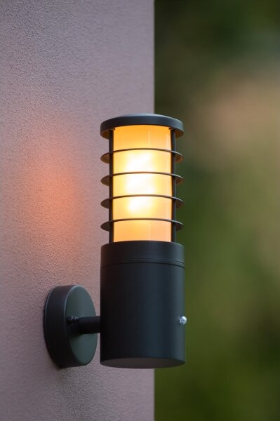 Lucide 14871/01/30 - Venkovní svítidlo se senzorem SOLID 1xE27/60W/230V