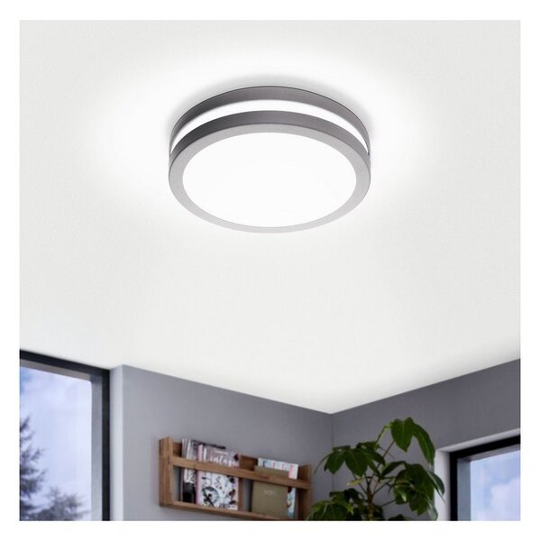 Eglo 97299 - LED Stmívatelné koupelnové svítidlo LOCANA-C LED/14W stříbrná IP44
