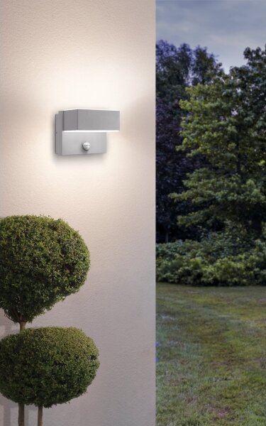 Eglo 97159 - LED Venkovní nástěnné svítidlo se senzorem AZZINANO 2xLED/5,6W/230V IP44