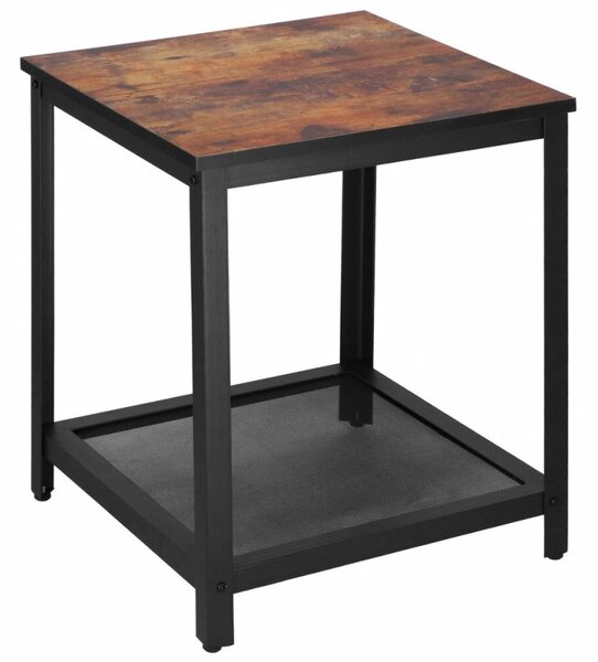 Konferenční stolek 45x45x55 cm SPRINGOS HF0026 hnědý