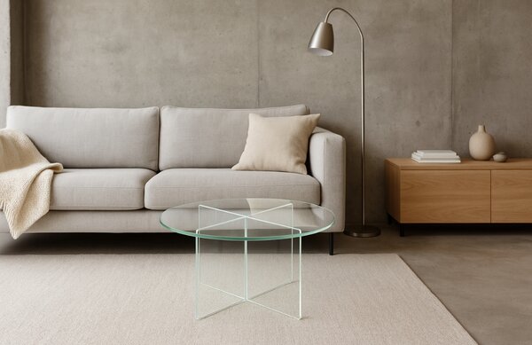 Jotex Skleněný konferenční stolek IRIS 60 cm