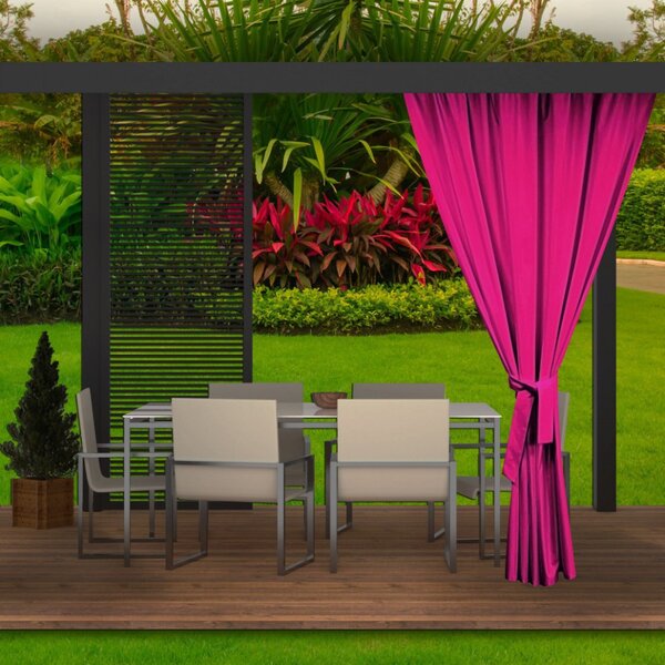 Zahradní závěs do altánku MIG34 fuchsia Barva Fuchsia Rozměry 155x180 cm