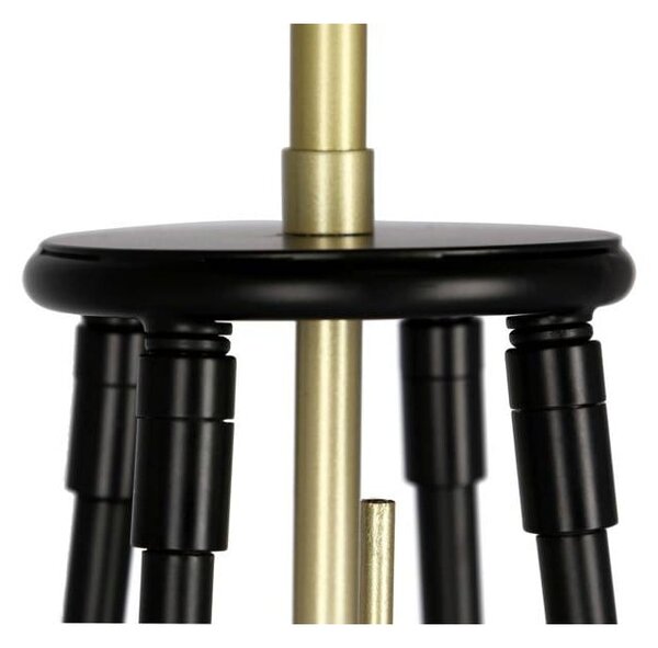 Černá stojací lampa (výška 154 cm) Tegola – Candellux Lighting