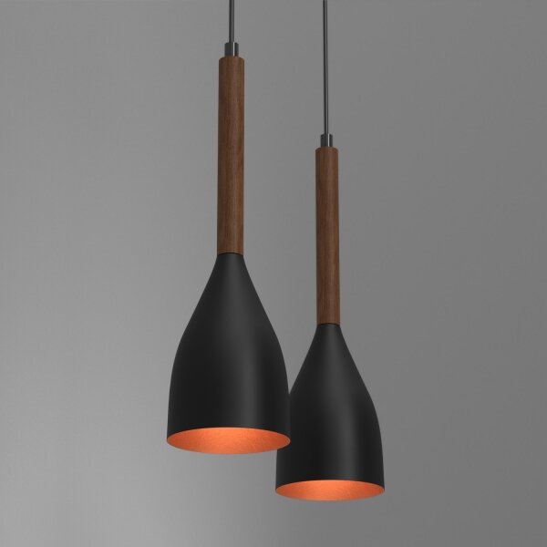Lustr na lanku MUZA 2xE27/60W/230V