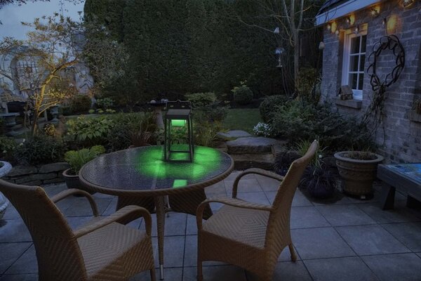 Chytré stolní solární svítidlo TABLE RGB + teplá bílá