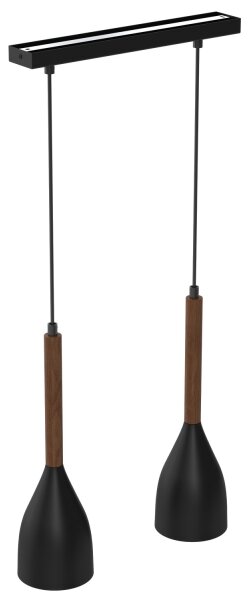 Lustr na lanku MUZA 2xE27/60W/230V