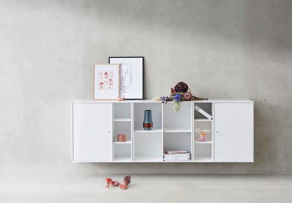 Bílý modulární policový systém 68,5x69 cm Mistral Kubus - Hammel Furniture