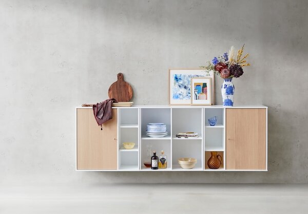 Bílý modulární policový systém 68,5x69 cm Mistral Kubus - Hammel Furniture