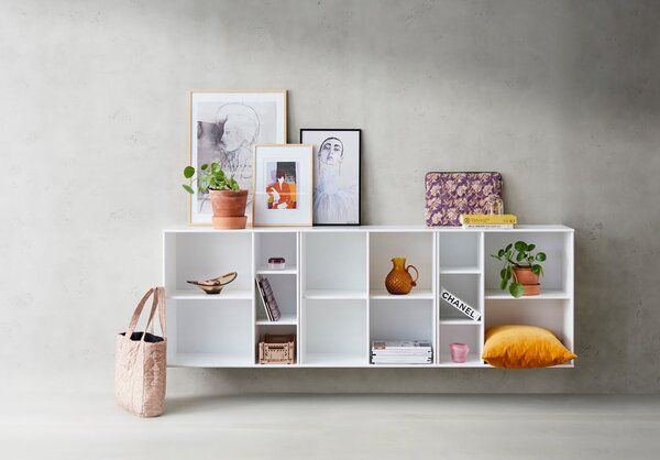 Bílý modulární policový systém 68,5x69 cm Mistral Kubus - Hammel Furniture