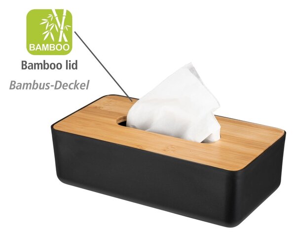 Plastovo-bambusový box na kapesníky Rotello – Wenko